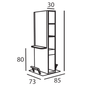 Frisirplatz Selene von Mila