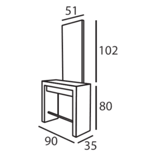 Frisierplatz Show von Mila