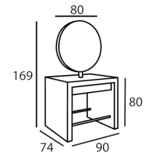 Frisierplatz Show II Central
