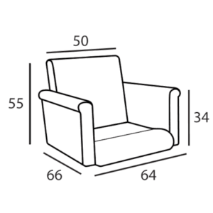 Friseurstuhl Senator von Mila