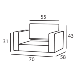 Friseurstuhl Sirio von Mila