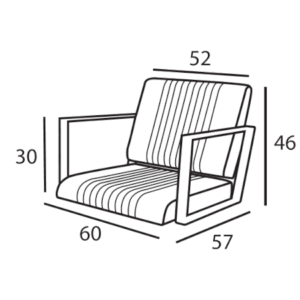 Friseurstuhl Ted von Mila