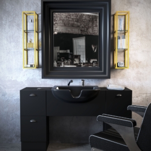 Barberplatz Back in Black von Gamma & Bross