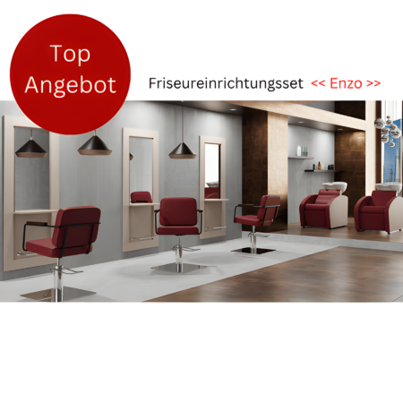 Friseureinrichtungsset Enzo, Saloneinrichtung
