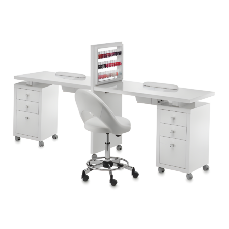 Manikürtisch Square Display Double Vented