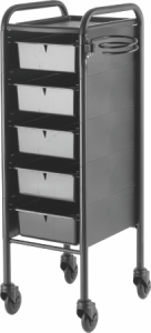Piccolo 84/5 schwarz pulverbschichtet, Efalock