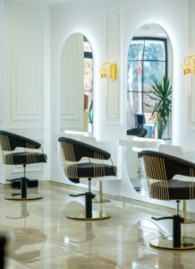 Friseurstuhl Elite Gold