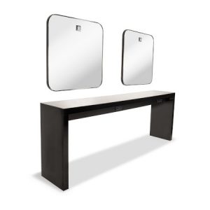 2er_Friseurtisch_Bar_Miroir_carre_schwarz
