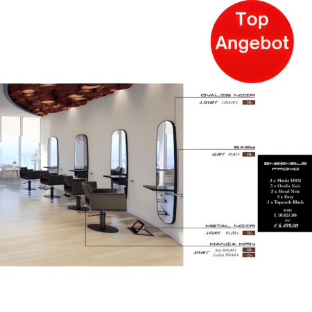 Friseureinrichtung Set Ensemble, Friseurmöbel,