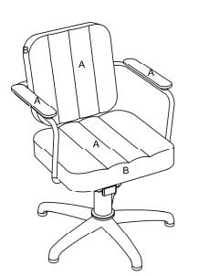 Friseurstuhl Avalon Farbauswahl