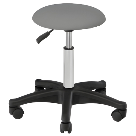 Ergonomischer Drehhocker mit höhenverstellbarem Sitz und Rollen