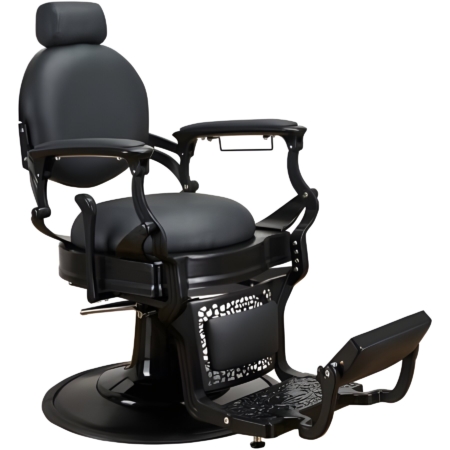 Barberstuhl Solomon Black