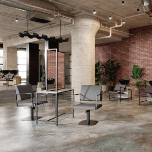 Friseureinrichtung Loft-Stil