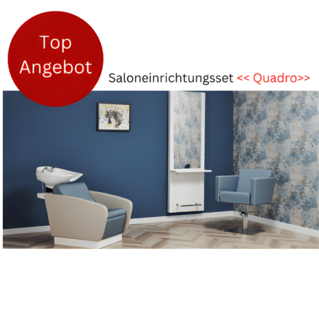 Saloneinrichtungsset Quadro, Friseureinrichtungsset, Friseurmöbel