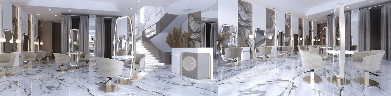 Doppelfriseurplatz Boho New Island