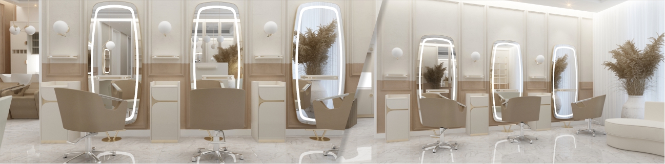 Friseurplatz Boho Wall