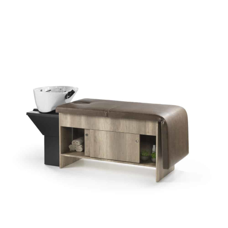 Waschliege Spa Inn 2 farbig mit Schrank