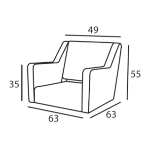 Friseurstuhl Gloria von Mila