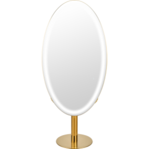Virgo Doppelfriseurplatz in gold