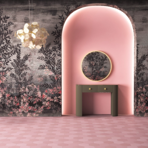 Salon Styling Station Grandeur Wall