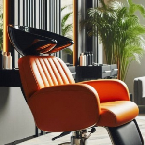 Orangenwaschplatz in einem Schönheitssalon