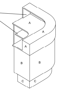 Empfangstheke Harlo Farbwahl