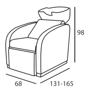 Friseurwaschbecken Sheldon von Mila