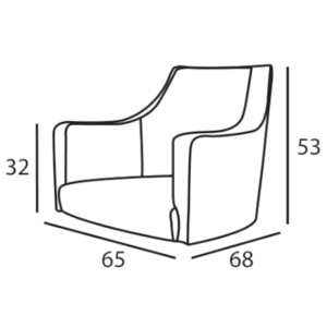 Friseurstuhl Howard Maße
