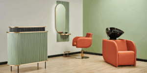 Friseureinrichtung, Friseureinrichtung Set, Friseurmöbel