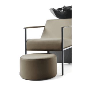 Friseurwaschbecken Yuto im urbanen Stil mit Fußablagekissen