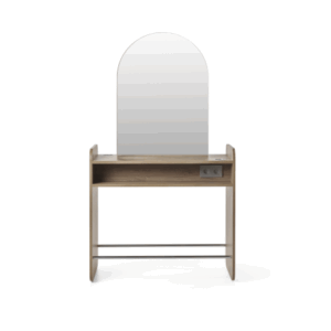 Vico Friseurplatz mit halbovalen Spiegel