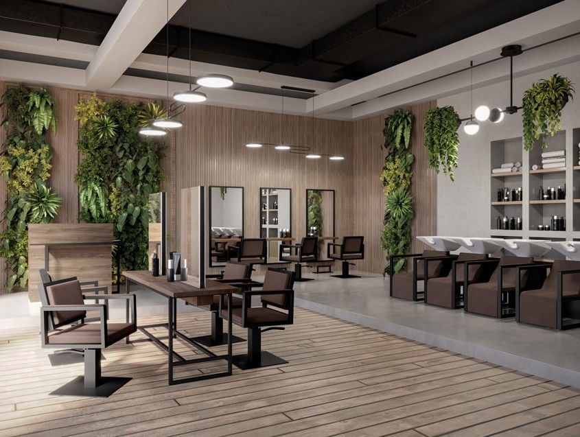 Industrial Kollektion Inspiration Friseureinrichtung