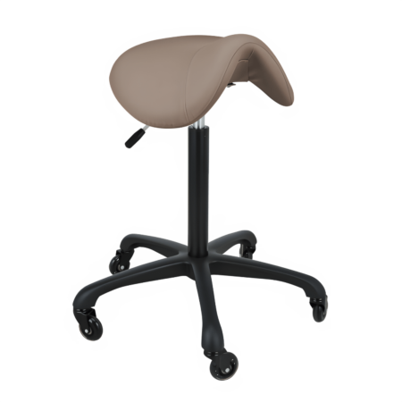 Friseur Rollhocker "SC" mit hoher Pumpe