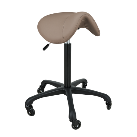 Friseur Rollhocker "SC" mit hoher Pumpe