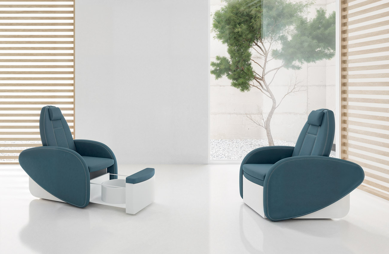 Pedikürestuhl Tahiti Vismara