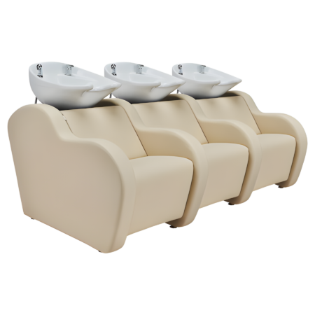 Waschstuhl Holly 3 Personen für Friseursalons