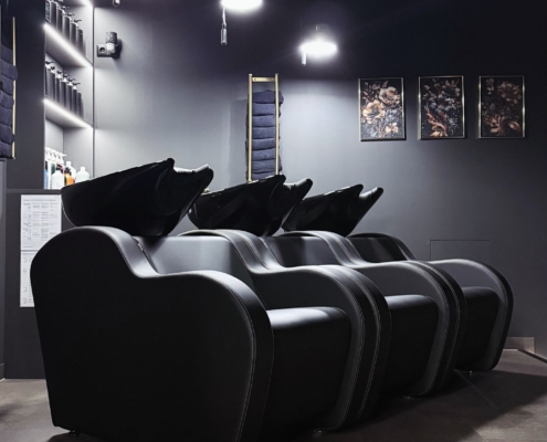 MJ PorQueNo Friseurwaschbecken Holly