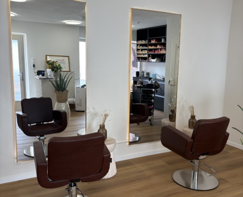 Friseurstuhl Venus im Friseursalon Daniela Hartmann